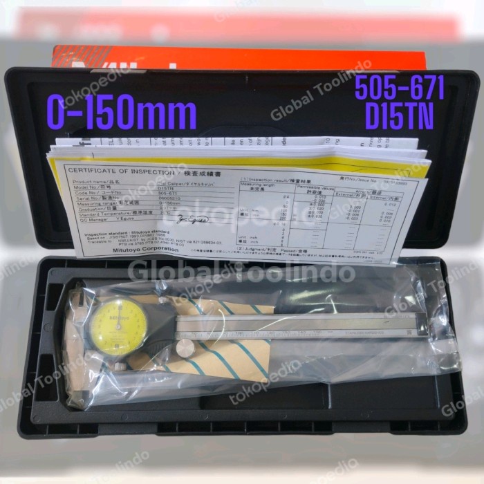 MUST HAVE SIGMAT DIAL MITUTOYO 150MM CALIPER DIAL MITUTOYO 6 INCH SIGMAT ANALOG TERLARIS