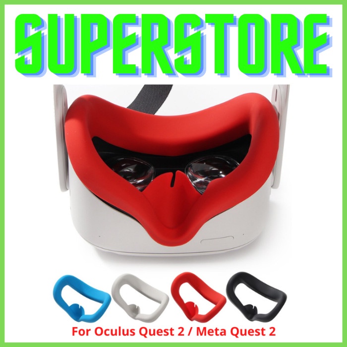Avr Silicone Silikon Vr Cover Face Mask/Eye Mask For Oculus Quest 2 / Meta