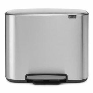 Terbaru Brabantia 36 Ltr Tempat Sampah Stainless Bo - Silver Liter 36L Tree.Chic