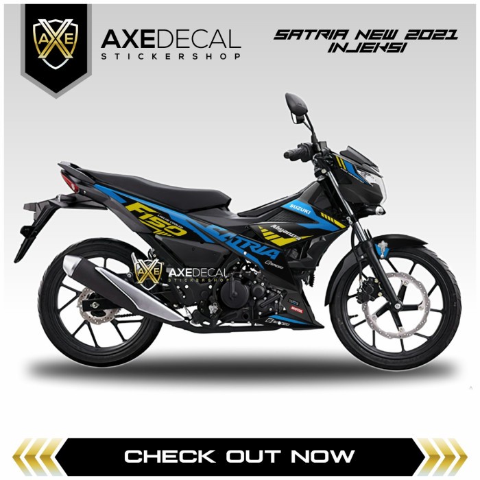 Decal Striping Satria Fu Injeksi 2021 / Stiker Lis Variasi Satria