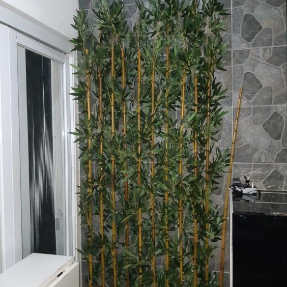 Bambu Partisi Ruangan - Partisi Artificial - Partisi Penyekat Ruangan