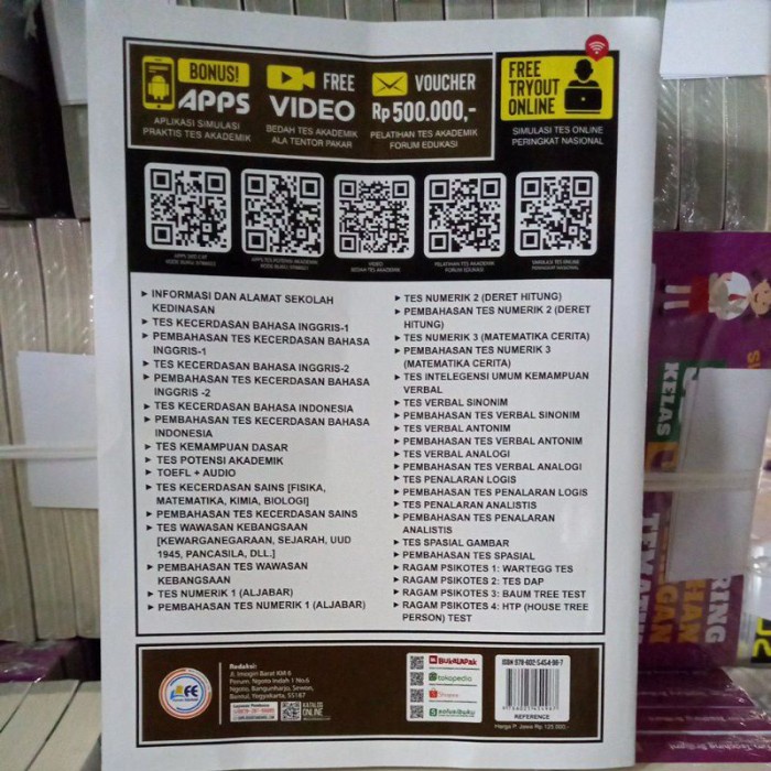 MUST HAVE BUKU PANDUAN RESMI TES AKADEMI KAMPUS KEDINASAN. TPA, TKD, PSIKOTES, T TERMURAH