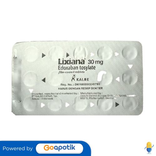 Lixiana 30 Mg Strip 14 Tablet