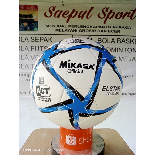 BOLA SEPAK BOLA KAKI MIKASA OFFICIAL  ACT ELSTAR