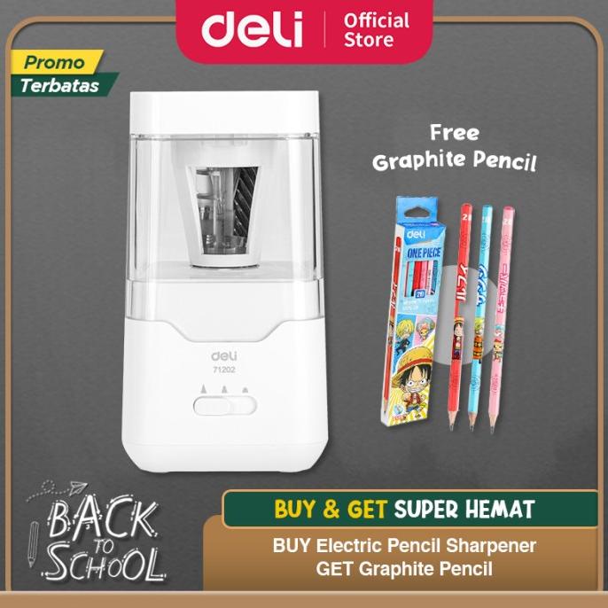 

Deli Electric Pencil Sharpener/Rautan Pensil Otomatis Autofeed E71202