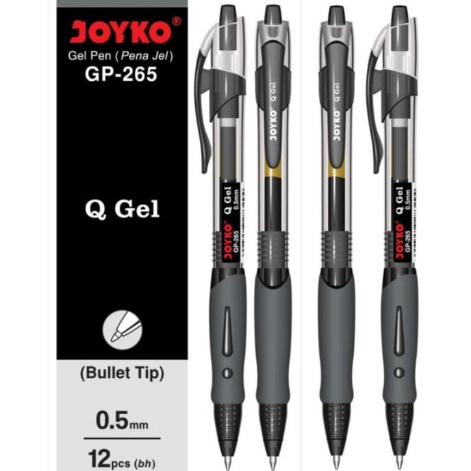 

Ballpoint Gel Joyko Gp-265 0,5 - Hitam (Pack 12 Pcs)