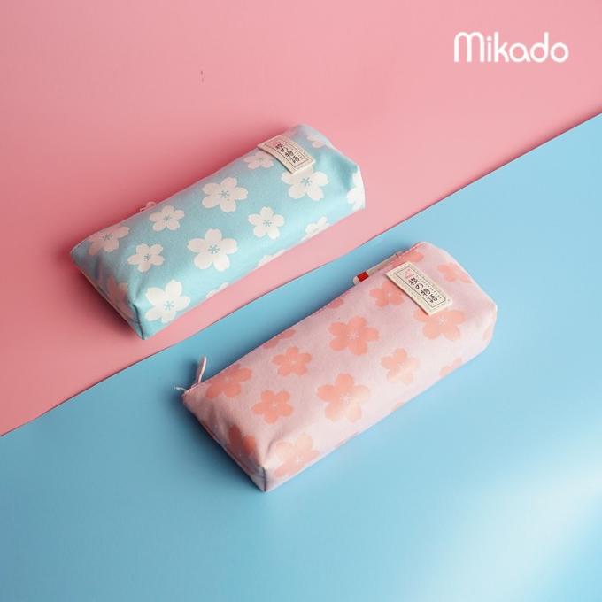 

Pencil Case / Tempat Pensil Languo - Tempat Pensil Canvas Motif Flower