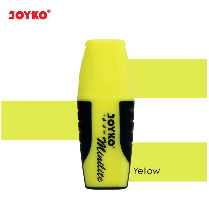 

Joyko Highlighter Minilite Penanda Berwarna