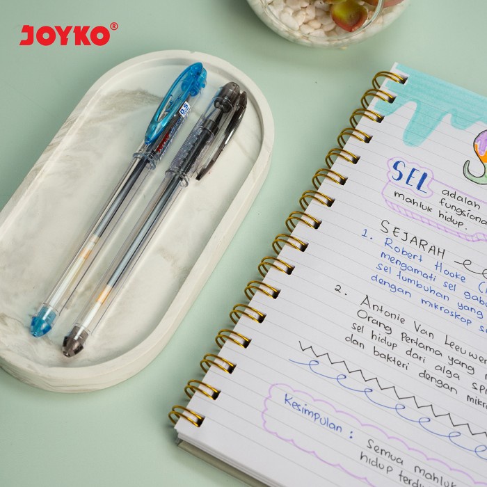 

Gel Pen / Pulpen / Pena Joyko Gp-189 / Oval Gel / 0.5 Mm