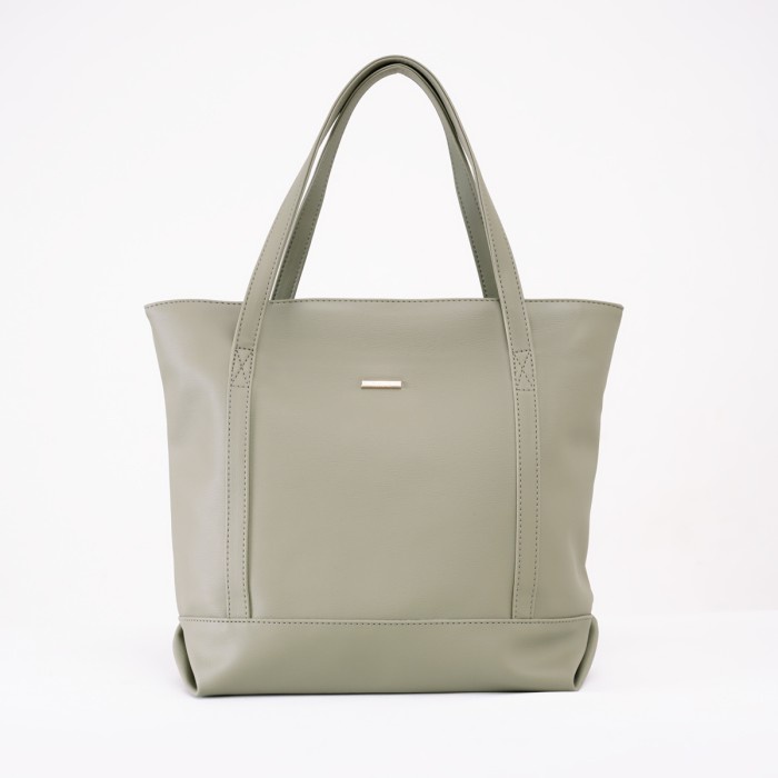 DISKON SPESIAL TAS WANITA BESAR AUDREY SAGE GREEN MERCHE TERMURAH