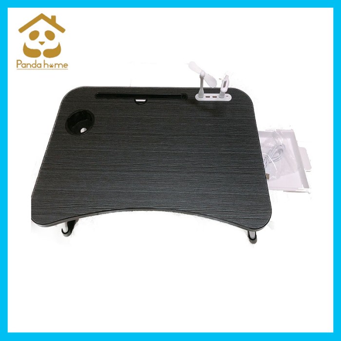 Terlaris Meja Laptop Usb / Meja Lipat / Meja Usb + Laci / Meja Belajar