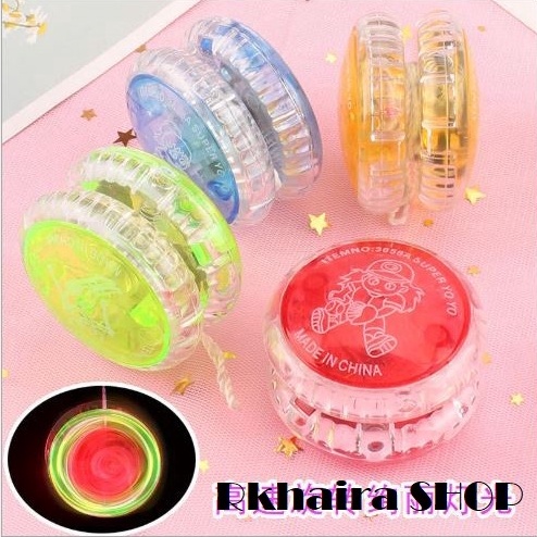 [KODE PRODUK NJPBV8450] Mainan Anak Jadul Yoyo Nyala Lampu YouYou With Flash Keren Banget