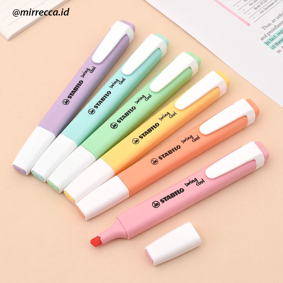 

➵Bayar Di Tempat❂↕ GW0YD STABILO SWING COOL PASTEL EDITION HIGHLIGHTER | TEXTMARKER TEXTLINER I98 ➥Terkini