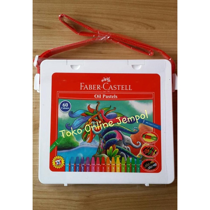 

isi 60 warna crayon Faber Castell Original oil pastels