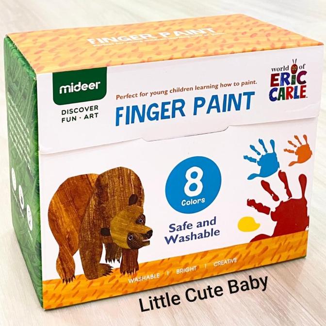 

Mideer X Eric Carle Finger Paint Washable Non Toxic