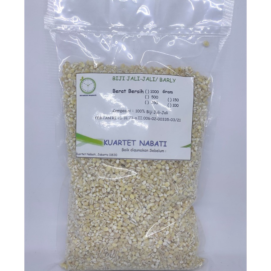 

Jangan Sampai Kehabisan!!!❄️ 1000gr Barley - Biji Jali - Jali