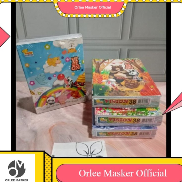 

[KODE PRODUK QM80Z3387] BUKU VISION 38HLM 1 LUSIN (10 BUKU) TERMURAH ORIGINAL