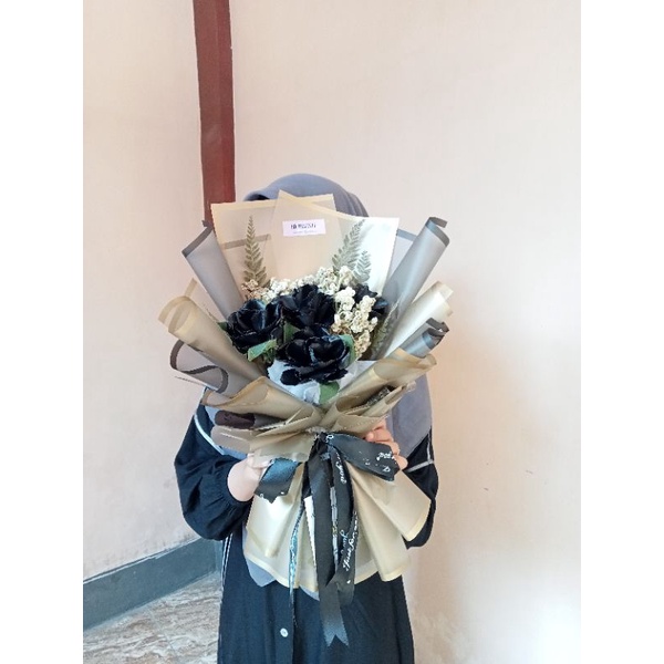 BUKET MURAH ( Rose Black Premium)