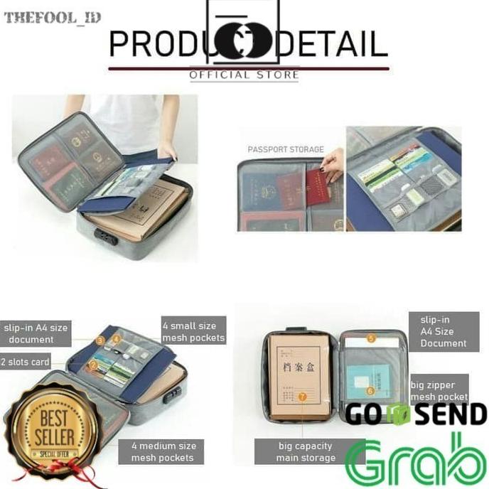 

Tf Document Storage Bag / Penyimpanan Dokumen / Dijamin Dokumen Aman