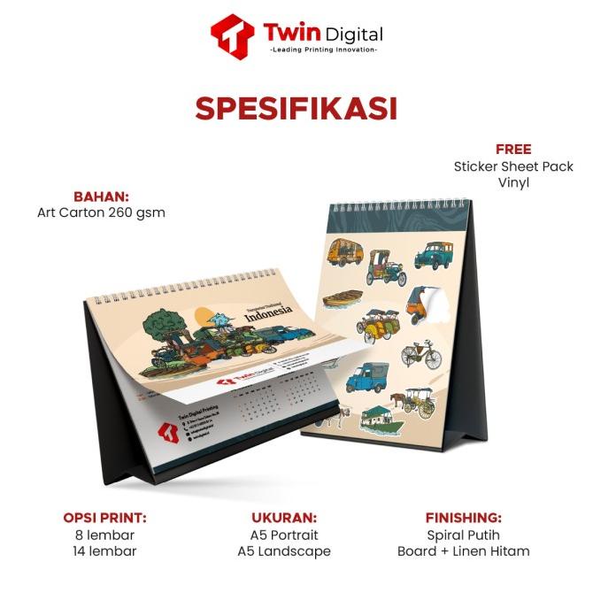 

Kalender Duduk Custom A5 Kalender Meja Tahun Baru - Kalender Duduk