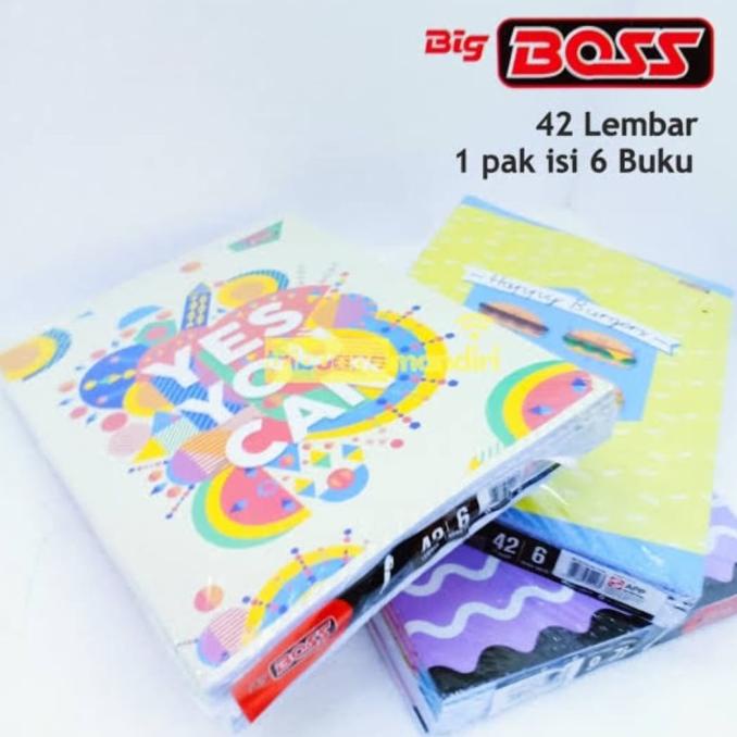 

Buku Tulis Big Boss Eb 42 Isi 6