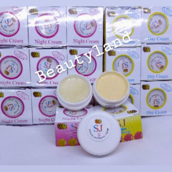 berkualitas [PERLUSIN] CREAM SJ TOPENG / SINJUNG BUNGA ORIGINAL DIJUAL TERPISAH SIANG/MALAM belkang