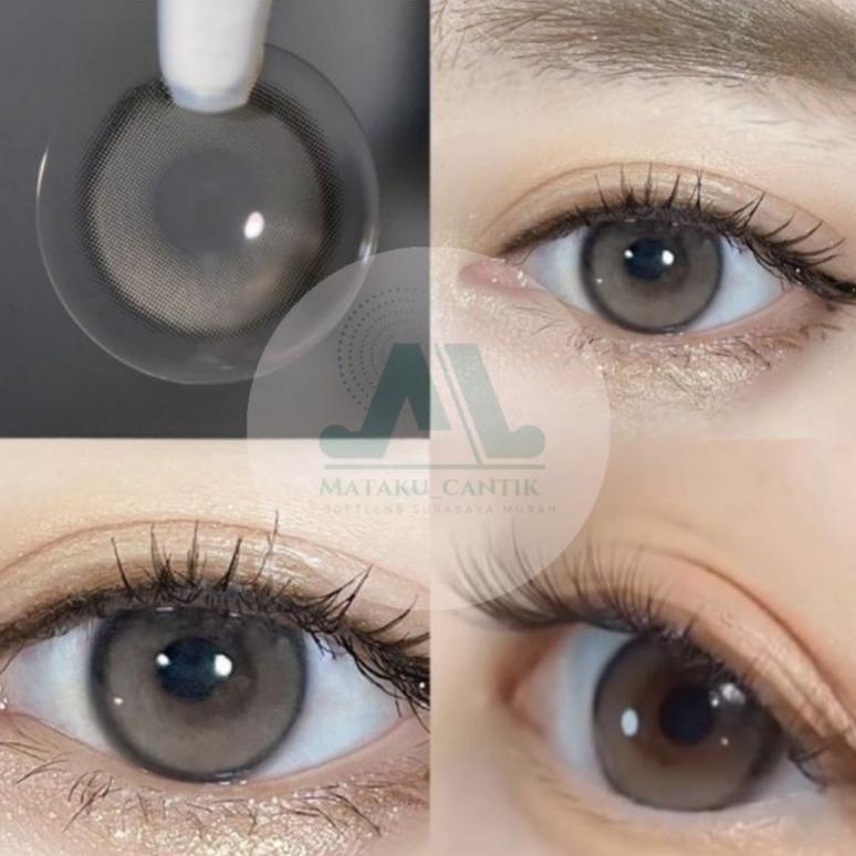 Update Softlens Anak Sekolah Grey Charcoal Diameter 14.2 Premium | Softlens Grey Natural | Softlens 