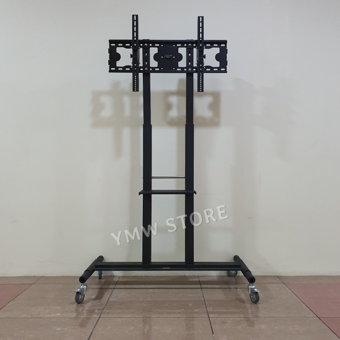 STANDING BRACKET TV / TV STAND 50" - 86" (dengan roda)