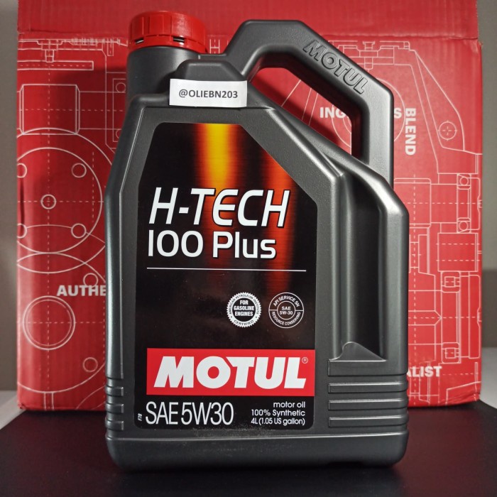Bestseller Motul H-Tech 100 Plus Sae 5W-30 1Galon/ 4 Liter