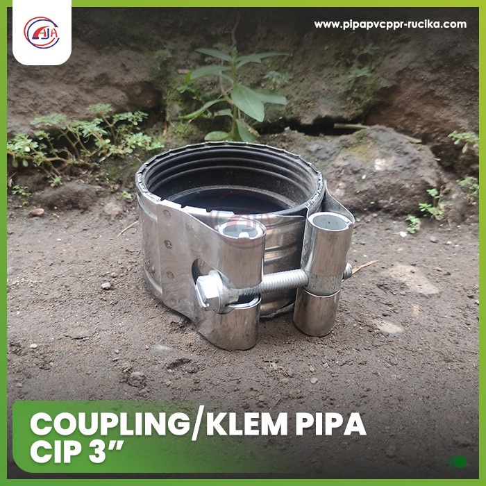 Coupling/Klem Pipa CIP (Cast Iron) 3 inch