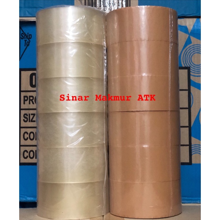 

Terlaris Lakban Daimaru 2" Bening/ Coklat