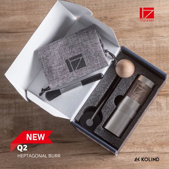 Terlaris 1Zpresso Q2 Manual Coffee Grinder