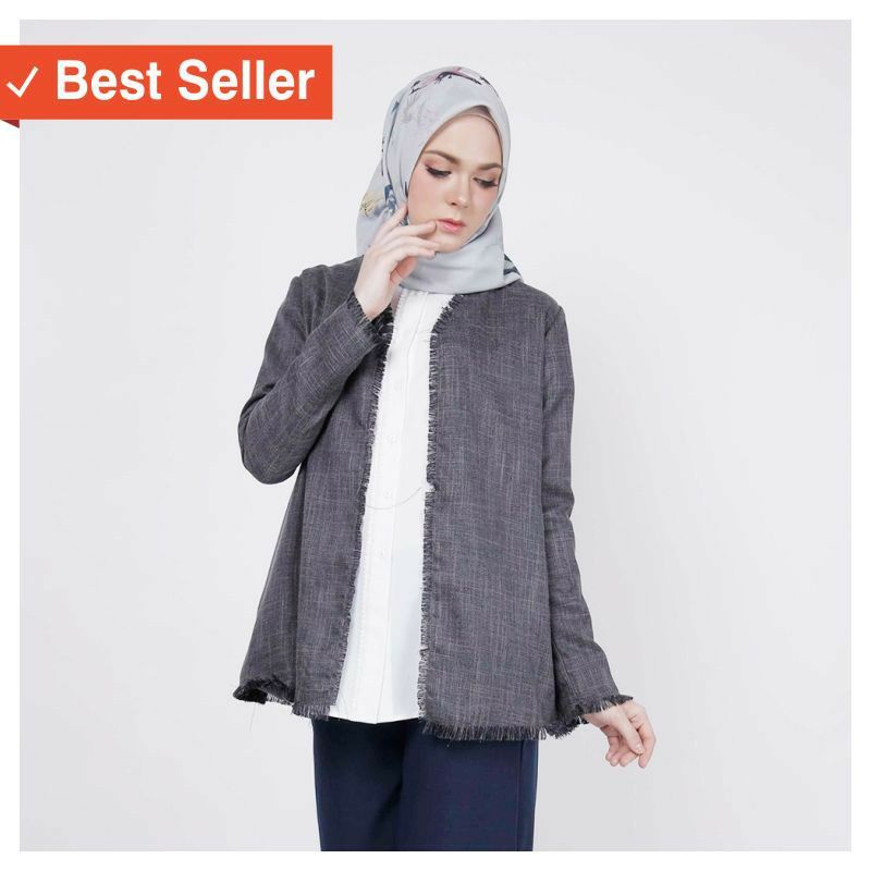 ZOYA Outer Blazer Sena Outer Bahan Linen Look By Zoya