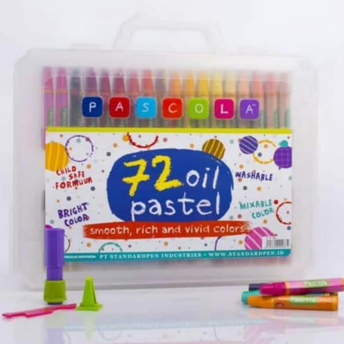 

Crayon Pascola 72 warna oil pastel