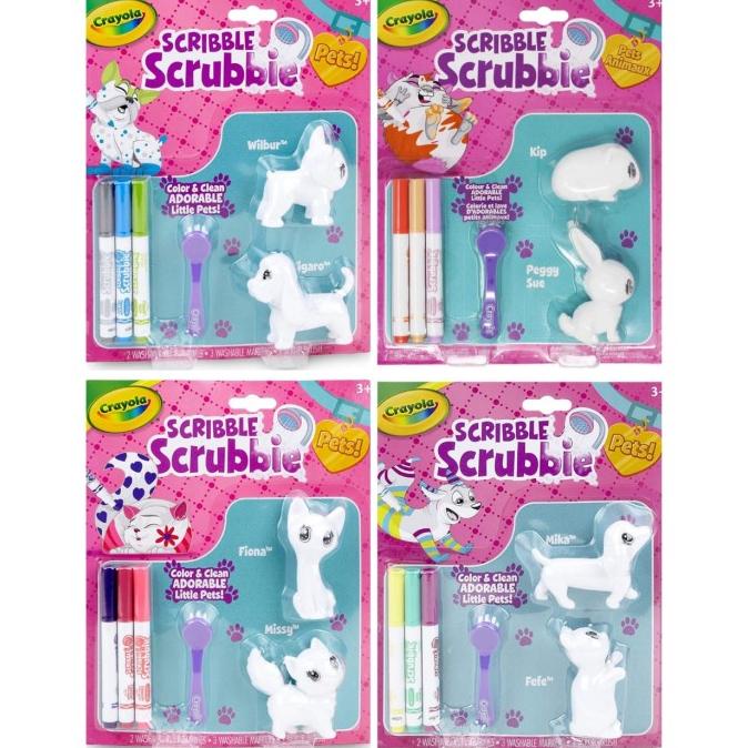 

Crayola Scribble Scrubbie Pets 2 Pack - Mainan Mewarnai Anak