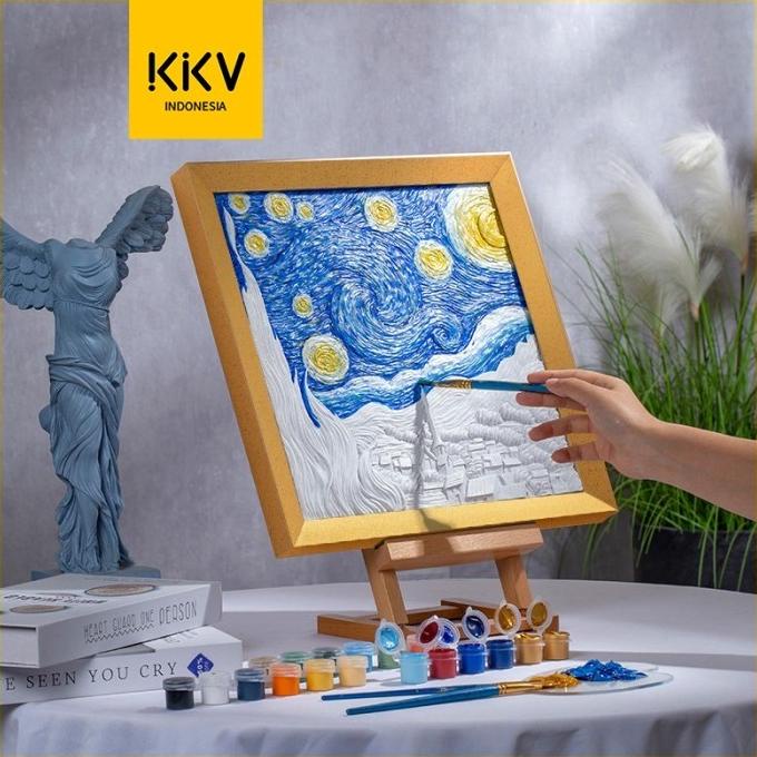 

KKV RELIFE Stress Relief 3D Color Painting Set Melukis Gambar 3D