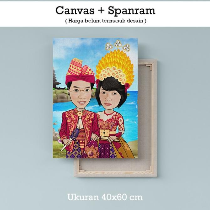 

Cetak Kanvas + Spanram ukuran 40x60 cm