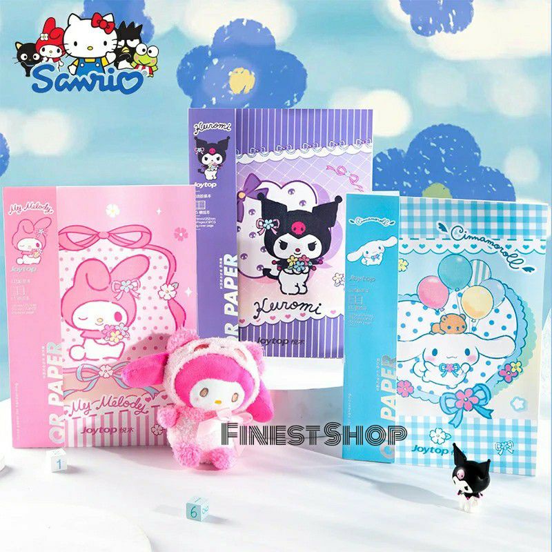 

Buku Tulis Sanrio HOLOGRAM Cover Kuromi Notebook B5 Cinnamoroll Buku Catatan Sekolah Melody Daily Book