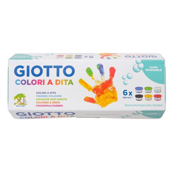 

Giotto Finger Paint (6x100ml)