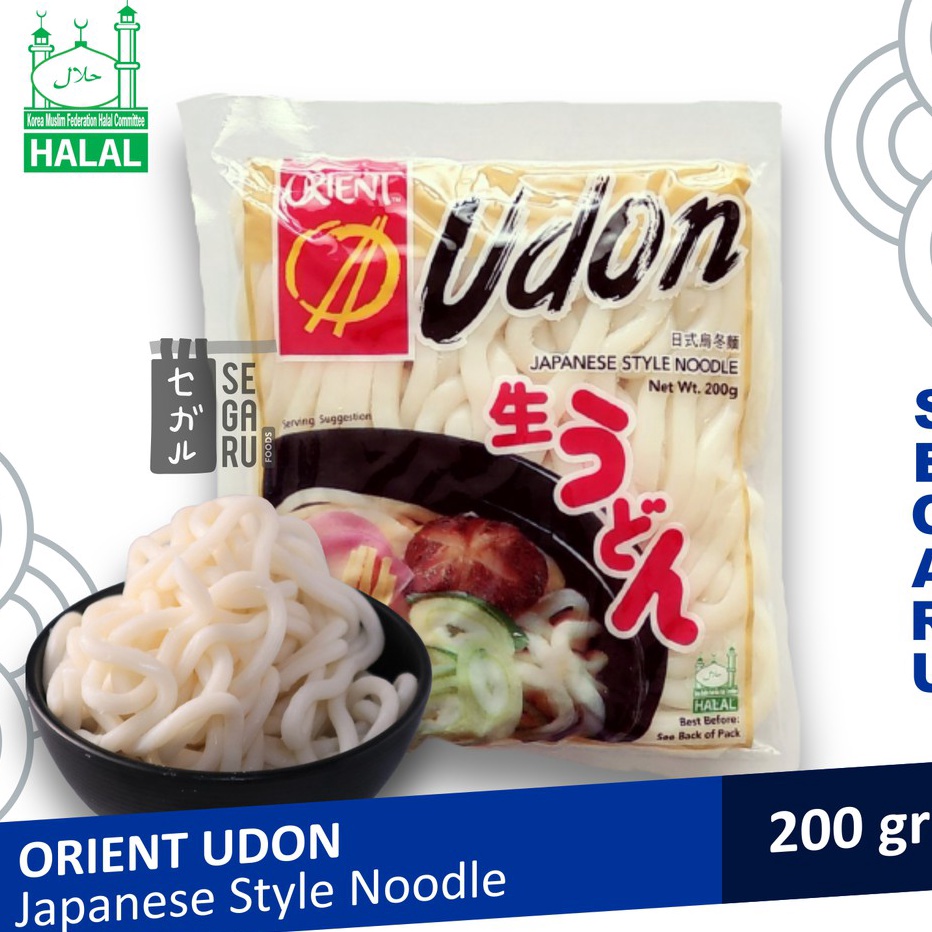 

[KODE PRODUK H66Q03462] Orient Mie Udon Halal - Japanese Style Noodle 200gr