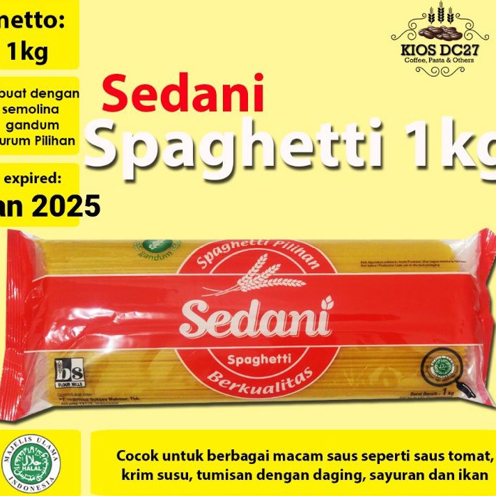 

❤[PROMO MURAH!!!]❤ Sedani Spaghetti 1kg - Spageti Sedani