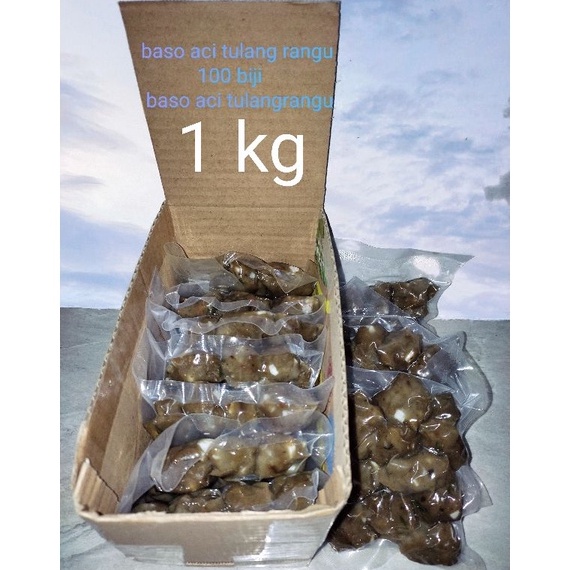 

[KODE PRODUK M8JUS3535] baso aci tulang rangu 1 kg masuk 100 bji