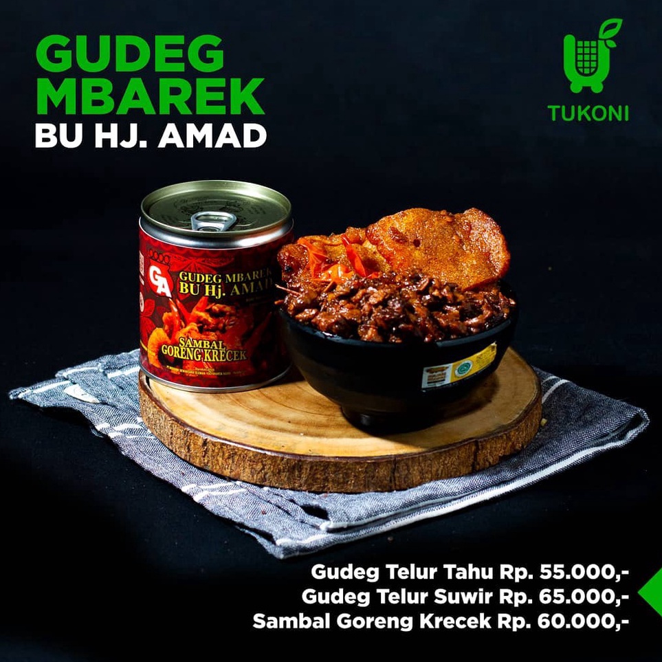 

[KODE PRODUK HWE8O6979] Gudeg Mbarek Bu Hj Amad/Gudeg kaleng/Gudeg Krecek/Gudeg Ayam/Gudeg Telur/Gudeg Asli Jogja