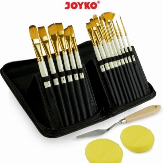 

Joyko Brush FULL Set Scalpel Sponge / Set Kuas Lukis Lengkap BRS-12]