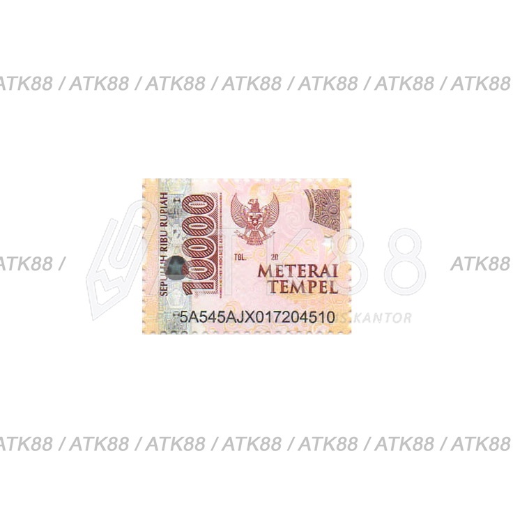 

[KODE PRODUK YLQZH9480] Materai Tempel Pos Perangko Original 10000