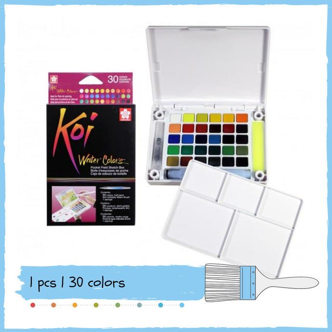 

Sakura Koi WaterColor 30 | Pocket Field Sketc Box