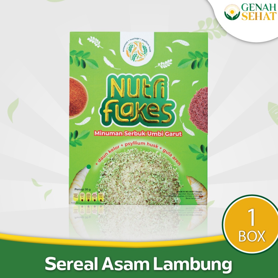 

Promo 7W8KU Nutriflakes Sereal Umbi Garut Atasi Asam Lambung Maag Gerd Tukak Lambung Halal Original Bpom Asli Daun Kelor & Psyillium Husk L97 Model Terkini