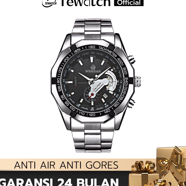 ✨SHOPEE MALL✨ 【BISA COD &Cuci Gudang 】Jam Tangan Anti Air  Anti Gores Jam Tangan Pria Stainless Stee