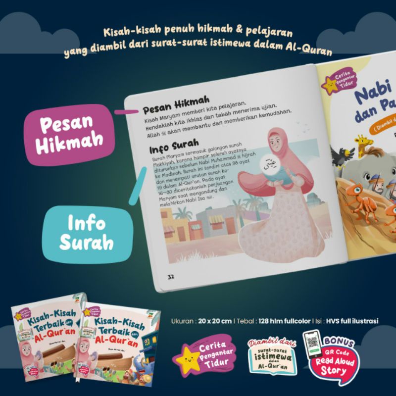 

Cerita Pengantar Tidur : Kisah Kisah Terbaik dari Alquran
