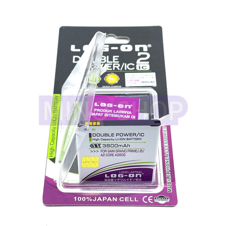 Bisa COD BATERAI LOG ON SAMSUNG J5  -GRAND PRIME G530 - j2 PRIME - J3 2016 - J3 !!